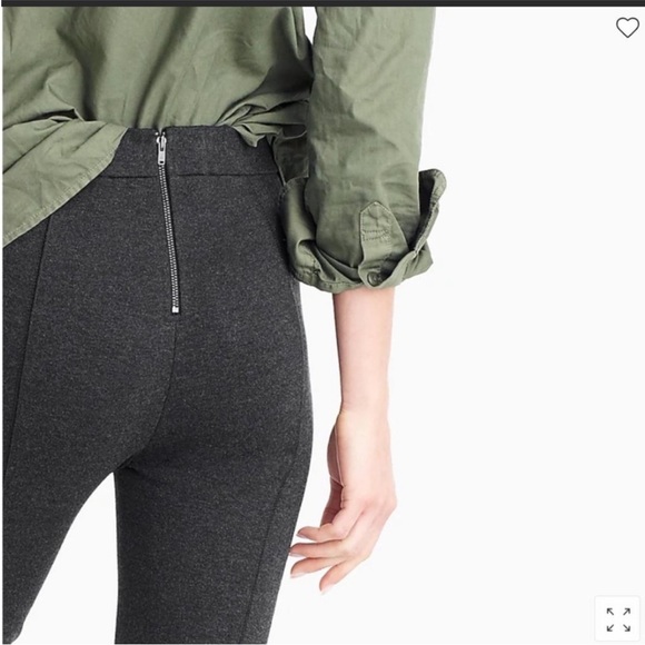J crew Pixie pant  Any Day in stretch ponte size XSP in grey - Picture 2 of 8